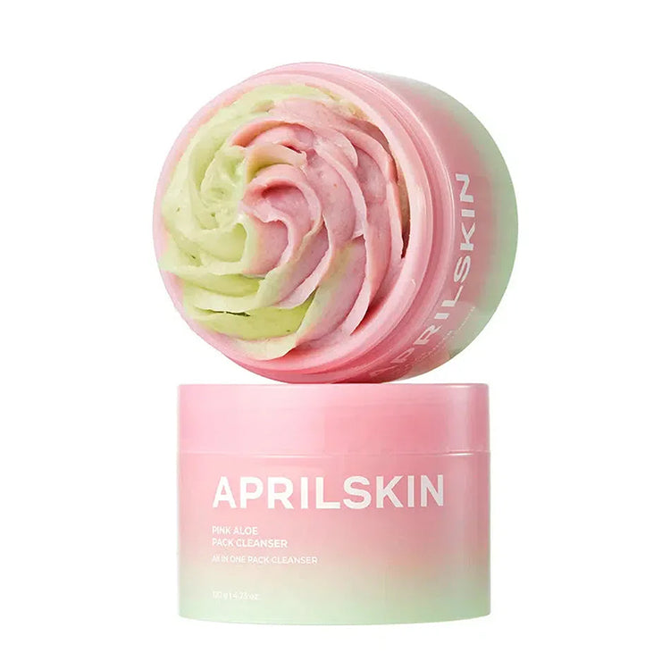 APRILSKIN LIMPIADOR CON ALOE VERA ROSA 120G