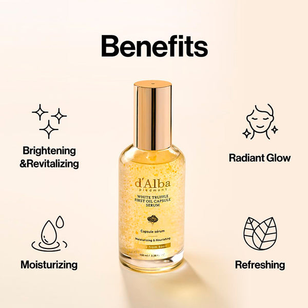 DALBA PIEDMONT WHITE TRUFFLE OIL CAPSULE SERUM 100ML