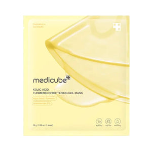 MEDICUBE KOJIC ACID TURMERIC BRIGHTENING GEL MASK 28G