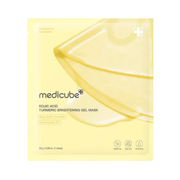 MEDICUBE KOJIC ACID TURMERIC BRIGHTENING GEL MASK 28G