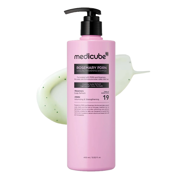 MEDICUBE ROSEMARY PDRN COOLING THICKENING SHAMPOO 400ML