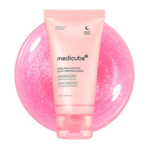 MEDICUBE PDRN PINK CAFFEINE NIGHT WRAPPING MASK 75ML