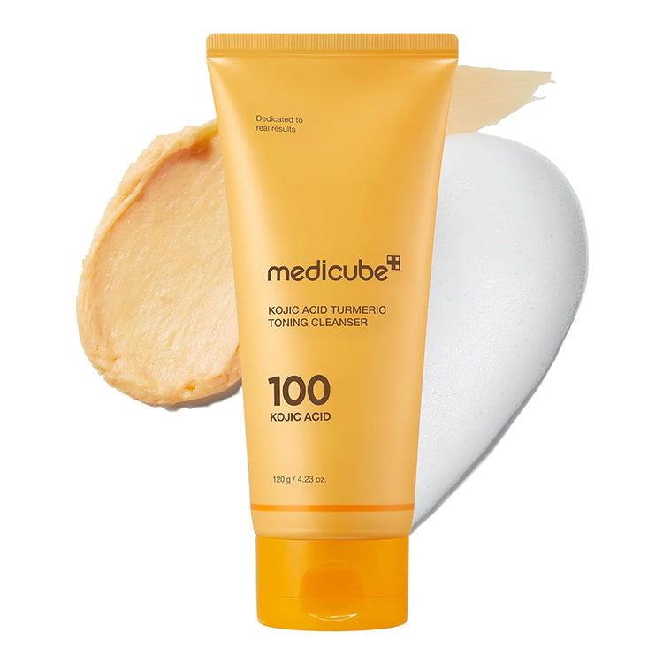 MEDICUBE KOJIC ACID TURMERIC TONING CLEANSER 120GR
