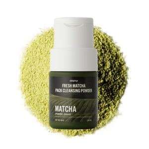 DELPHYR FRESH MATCHA PACK CLEANSING POWDER 40G