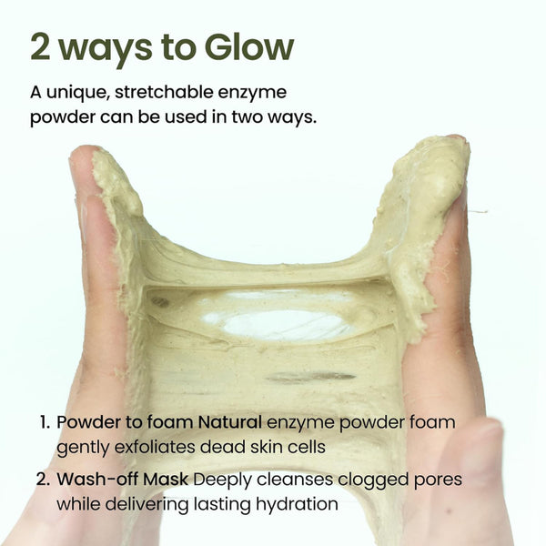 DELPHYR FRESH MATCHA PACK CLEANSING POWDER 40G