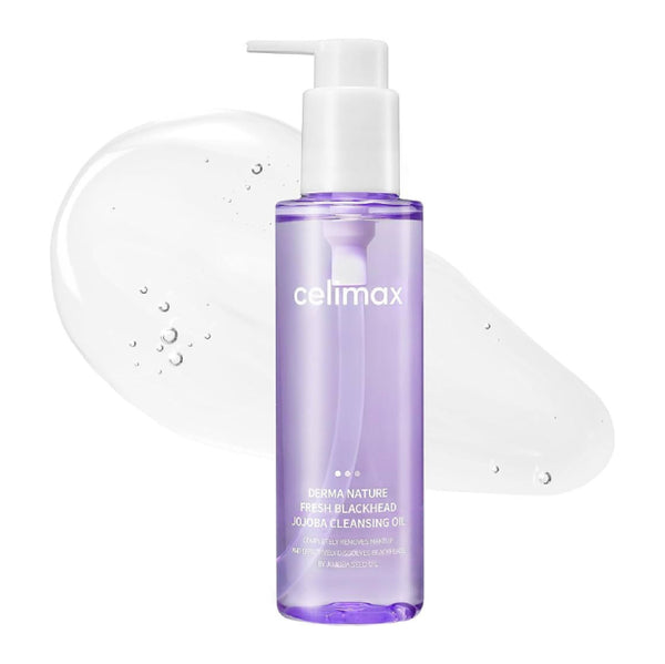 CELIMAX DERMA NATURE FRESH BLACKHEAD JOJOBA CLEANSING OIL 150ML