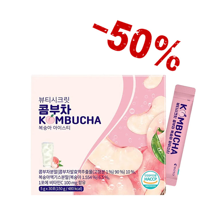 BOTO KOMBUCHA PEACH ICE TEA 5G30P