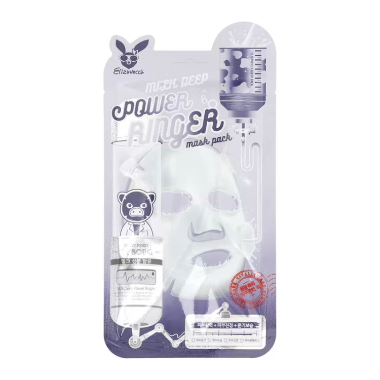 ELIZAVECCA MILK DEEP POWER RINGER BEAUTY MASK PACK 1 SHEET 23 ML