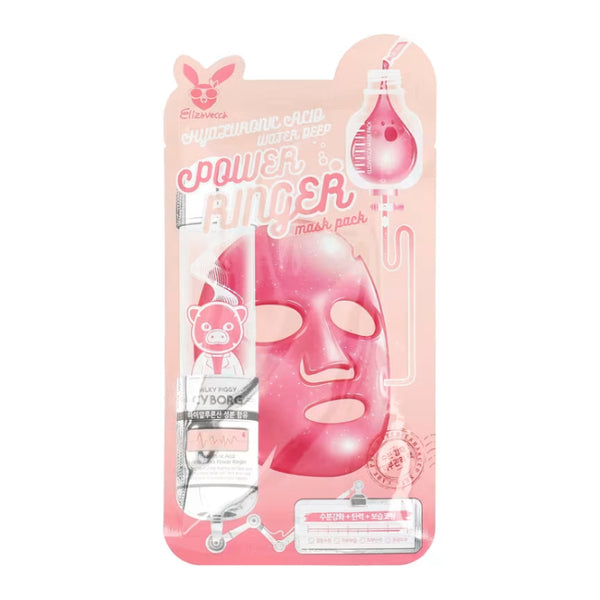 ELIZAVECCA HYALURONIC ACID WATER DEEP POWER RINGER BEAUTY MASK PACK 1 SHEET 23 ML