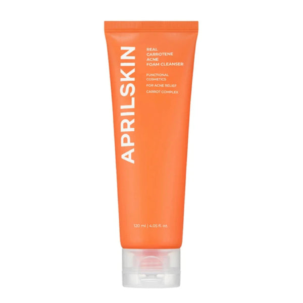 APRILSKIN REAL CARROTENE ACNE FOAM CLEANSER 120ML