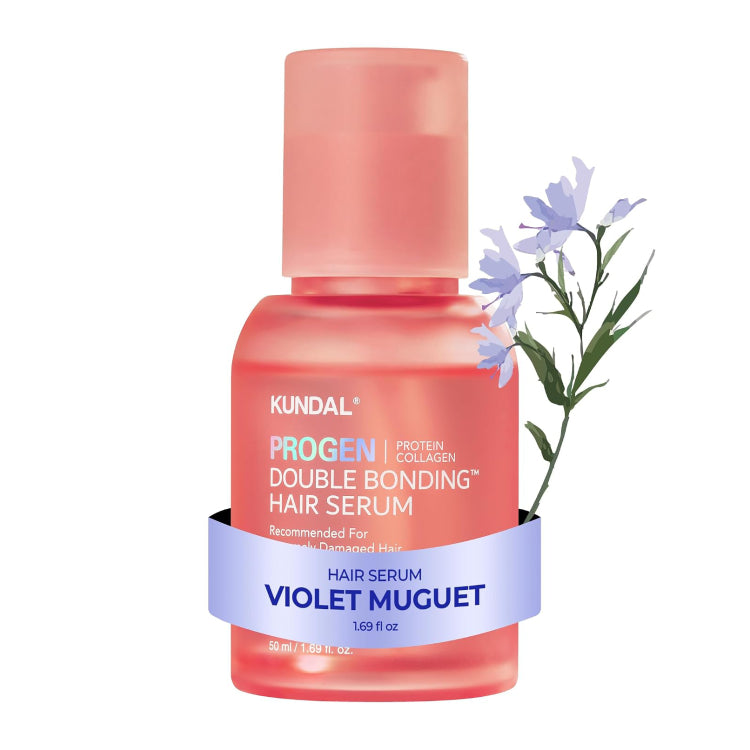 KUNDAL PROGEN DOUBLE BONDING VIOLET MUGUET HAIR SERUM 50ML