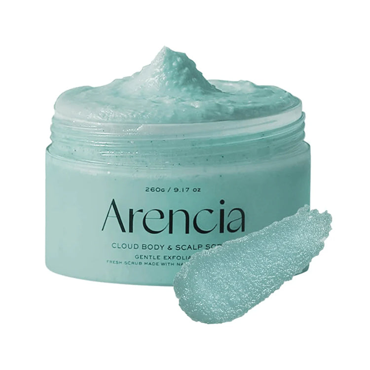ARENCIA FRESH CLOUD BODY & SCALP SCRUB FRENCH MINT & LILY 260G