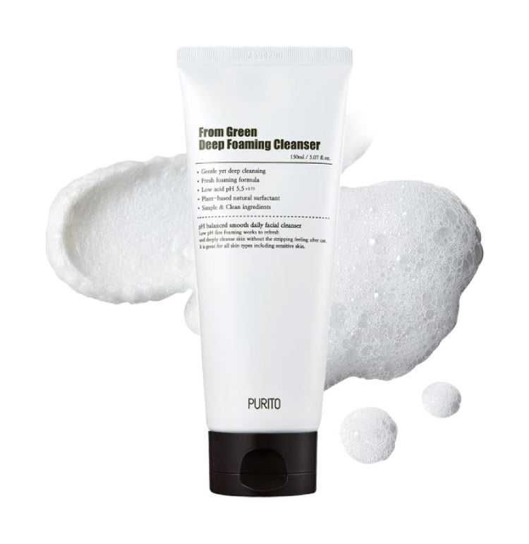 PURITO SEOUL FROM GREEN DEEP FOAMING CLEANSER 150ML