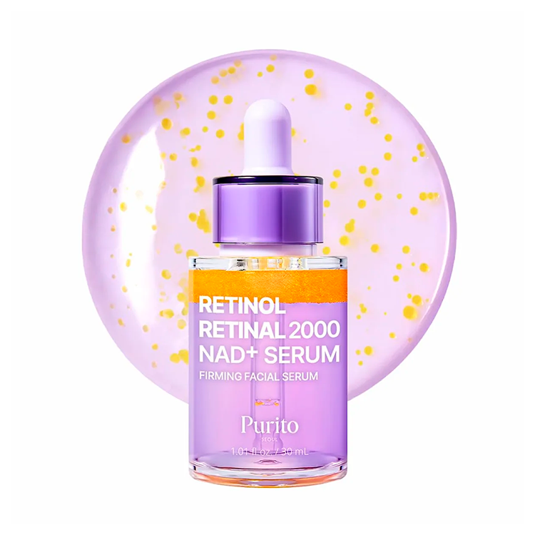 PURITO RETINOL RETINAL 2000 NAD+ SERUM FIRMING FACIAL SERUM 30ML