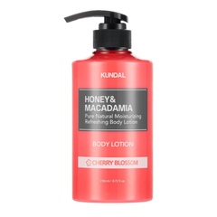 KUNDAL HONEY & MACADAMIA PURE NATURAL MOISTURIZING REFRESHING BODY LOTION 500ML