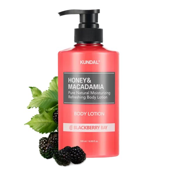 KUNDAL HONEY & MACADAMIA PURE NATURAL MOISTURIZING REFRESHING BODY LOTION 500ML