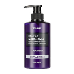 KUNDAL HONEY & MACADAMIA HAIR TREATMENT ENGLISH ROSE 500ML