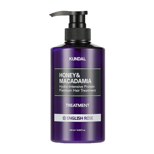 KUNDAL HONEY & MACADAMIA HAIR TREATMENT ENGLISH ROSE 500ML