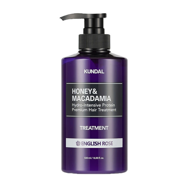 KUNDAL HONEY & MACADAMIA HAIR TREATMENT ENGLISH ROSE 500ML