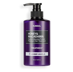 KUNDAL HONEY AND MACADAMIA HAIR TREATMENT AMBER VANILLA 500ML