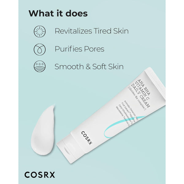 COSRX AHA BHA VITAMIN C DAILY CREAM 50ML