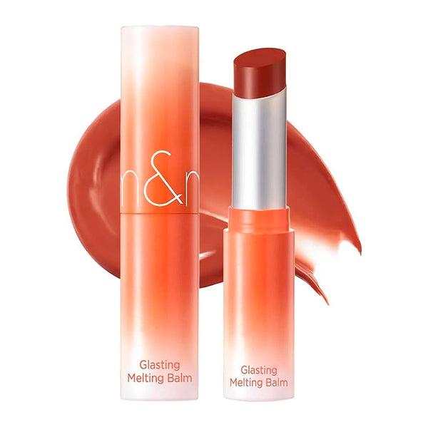 ROM&ND GLASTING MELTING BALM DUSTY NUDE SERIES #14 DEAR APPLE 3.5G