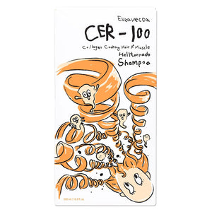 ELIZAVECCA CER-100 COLLAGEN COATING HAIR A+ MUSCLE TORNADO SHAMPOO 500ML