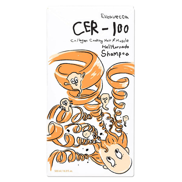 ELIZAVECCA CER-100 COLLAGEN COATING HAIR A+ MUSCLE TORNADO SHAMPOO 500ML