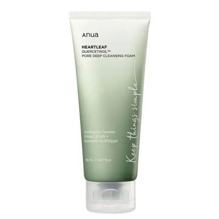 ANUA HEARTLEAF QUERCETINOL PORE DEEP CLEANSING FOAM 150ML
