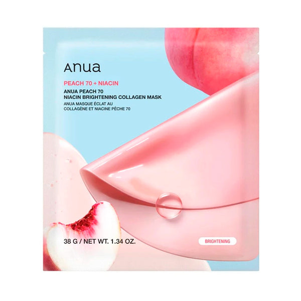 ANUA PEACH 70 NIACIN BRIGHTENING COLLAGEN MASK