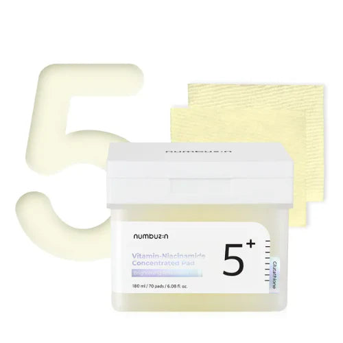 NUMBUZIN NO.5 VITAMIN-NIACINAMIDE CONCENTRATED PAD 180ML (70PADS)