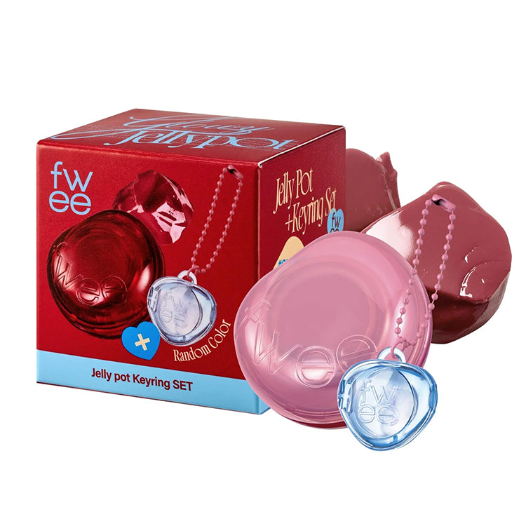FWEE LIP & CHEEK GLOWY JELLY POT+ KEYRING 4G