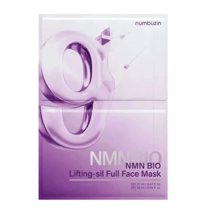 NUMBUZIN NO.9 NAD BIO LIFTING FULL COVER FACIAL MASK +GWP (REAFIRMA CUELLO Y ROSTRO)