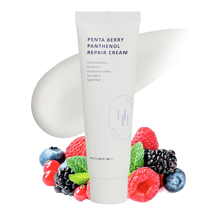 HEVE BLUE PENTA BERRY PANTHENOL REPAIR CREAM 50ML
