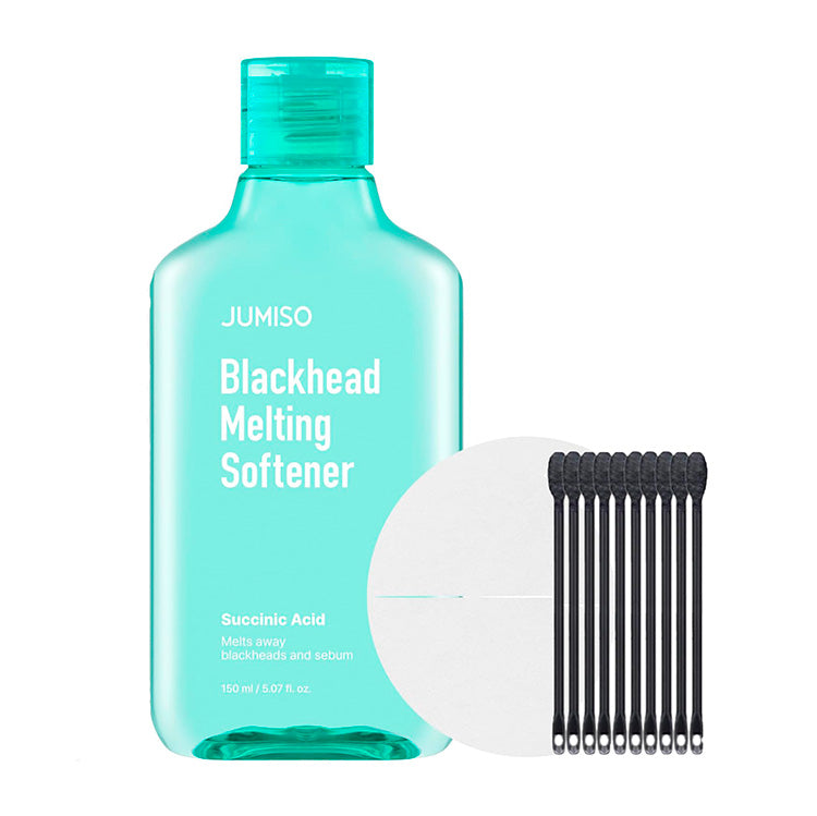 JUMISO BLACKHEAD MELTING SOFTNER 150ML + COTTON PAD 40PADS + COTTON SWAB 10EA