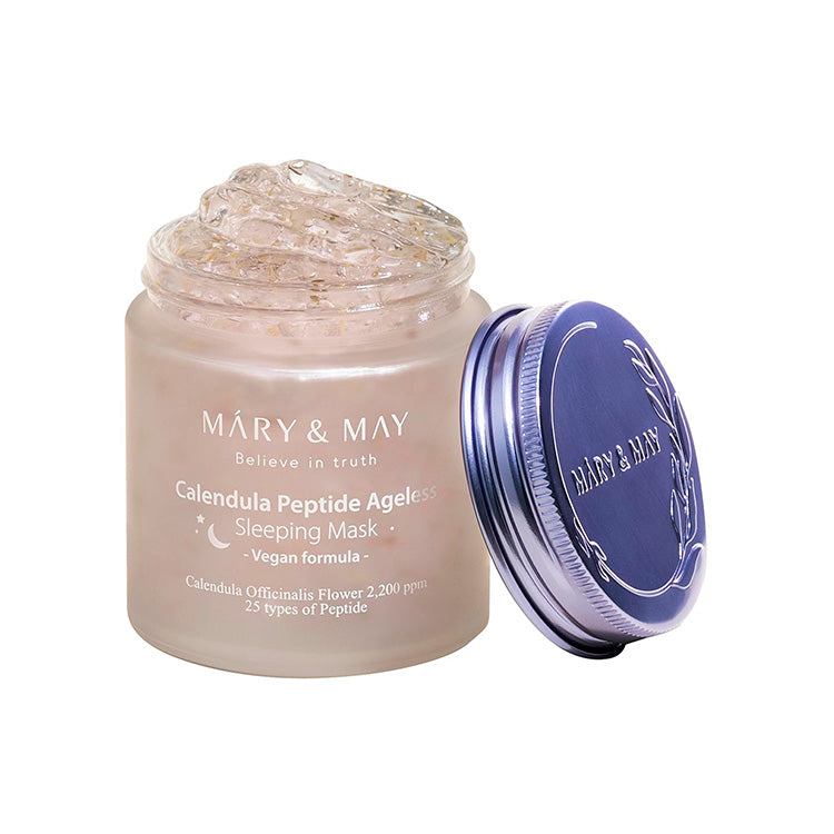 MARY&MAY CALENDULA PEPTIDE AGELESS SLEEPING MASK 110G
