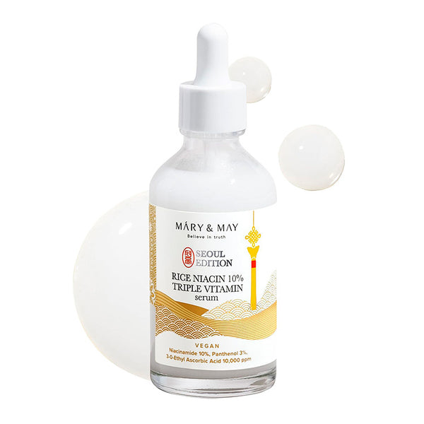 MARY&MAY SEOUL EDITION RICE NIACIN 10% TRIPLE VITAMIN SERUM 80ML