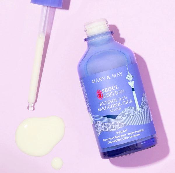 MARY&MAY RETINOL 0.1% BAKUCHIOL CICA SERUM 80ML