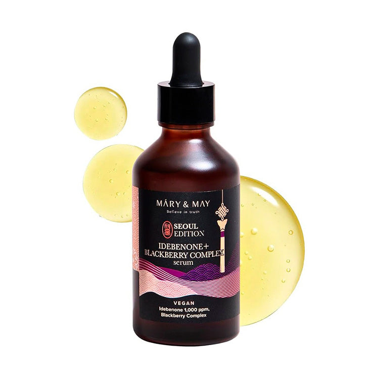 MARY&MAY SEOUL EDITION IDEBENONE + BLACKBERRY COMPLEX SERUM 80ML