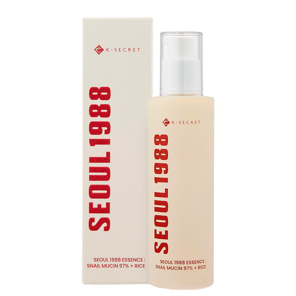 K-SECRET SEOUL 1988 ESSENCE: SNAIL MUCIN 97% + RICE 100ML