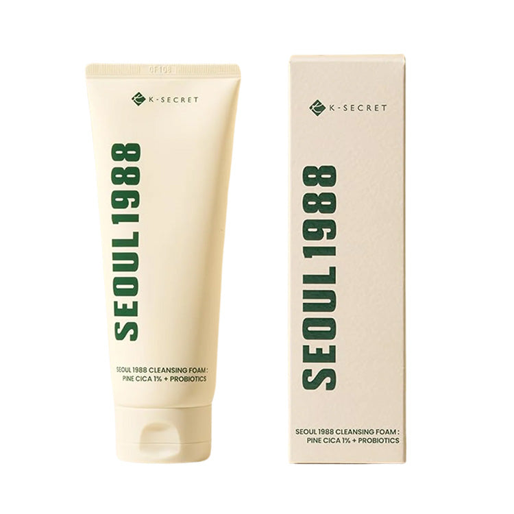 K-SECRET SEOUL 1988 CLEANSING FOAM: PINE CICA 1% + PROBIOTICS 150ML