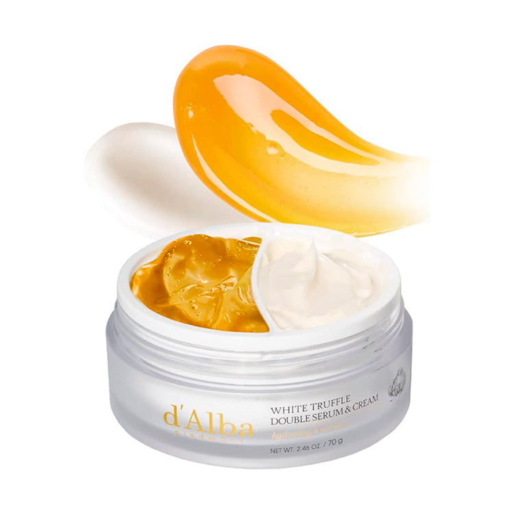 D'ALBA PIEDMONT ITALIAN WHITE TRUFFLE DOUBLE SERUM & CREAM 70G