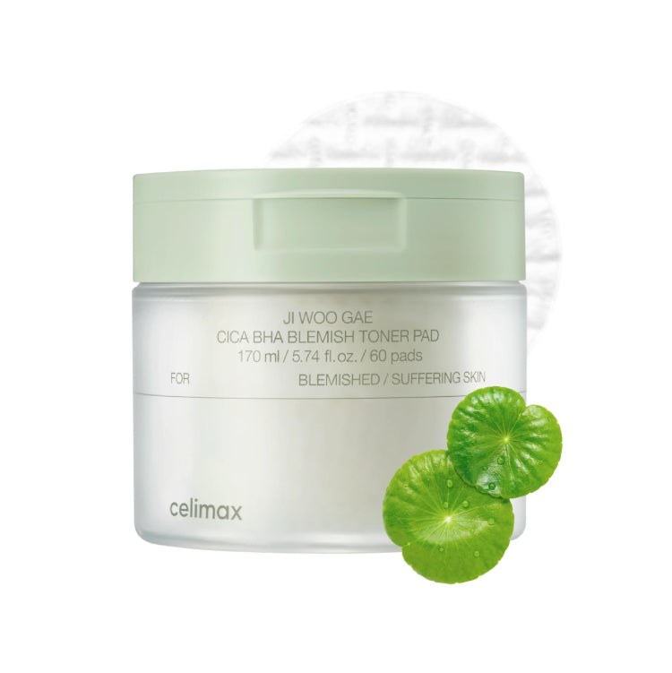 CELIMAX JI WOO GAE CICA BHA BLEMISH TONER PAD 60