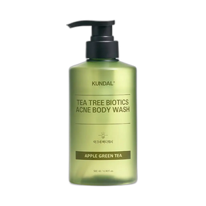 KUNDAL TEA TREE BIOTICTS ACNE BODY WASH APPLE GREEN TEA 500ML