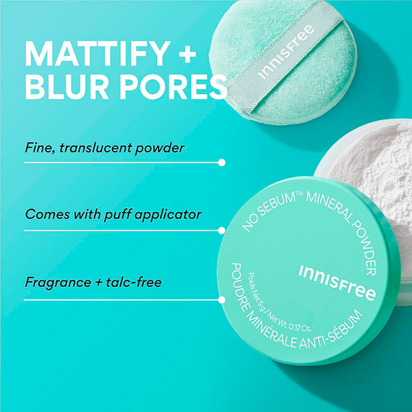 INNISFREE NO SEBUM MATTE MINERAL POWDER 5G