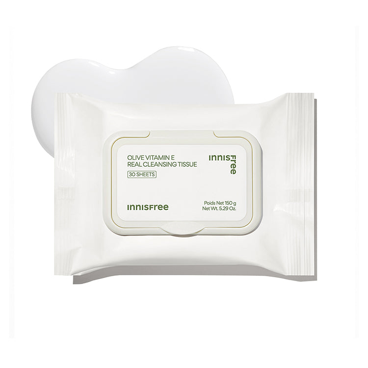 INNISFREE OLIVE VITAMIN E REAL CLEANSING TISSUE 150G x30UNI