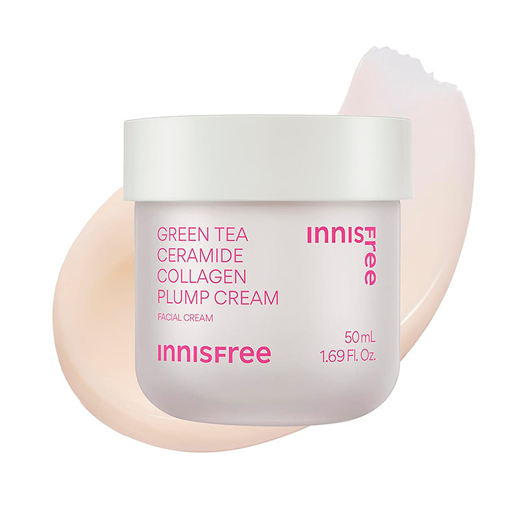 INNISFREE COLLAGEN GREEN TEA CERAMIDE BOUNCE CREAM 50ML