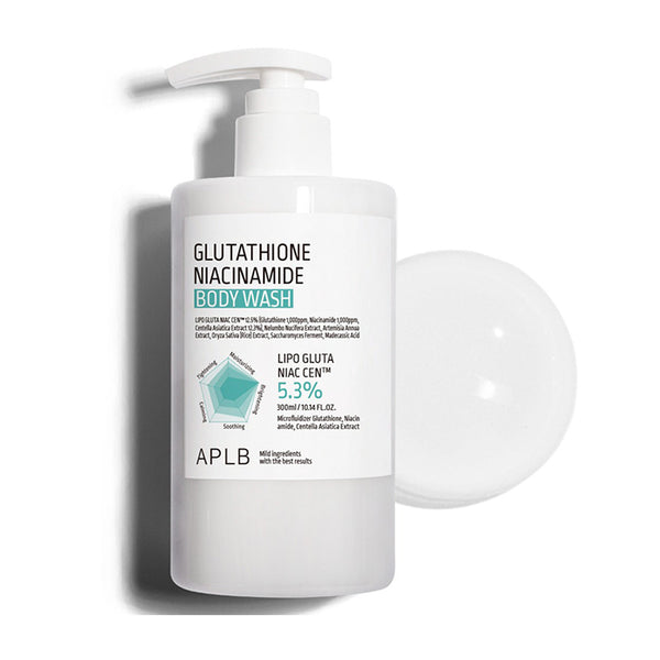APLB GLUTATHIONE + NIACINAMIDE BODY WASH 300ML