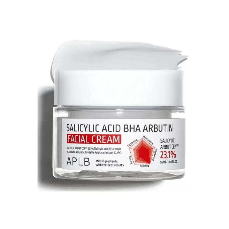 APLB SALICYLIC ACID BHA ARBUTIN FACIAL CREAM 55ML