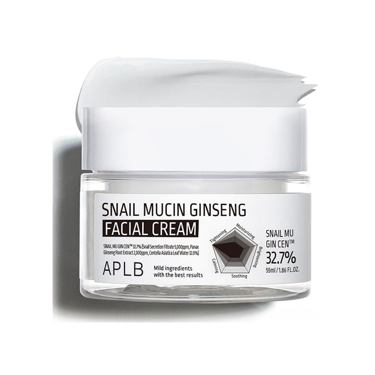 APLB SNAIL MUCIN GINSENG FACIAL CREAM 55ML